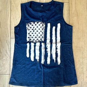 Patriotic tank top size medium